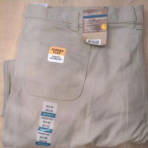 Carhartt Rugged Flex Rigby Dungaree Pants Men’s 52 X 32 Relaxed Fit Stretch NEW